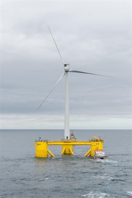 Parque eólico marino flotante que ACS construye en Escocia