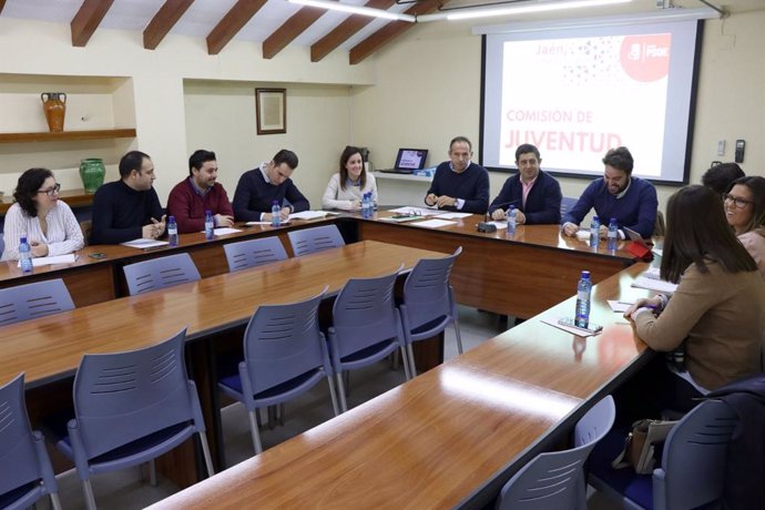 Reunión de la Conisión de Juventud del PSOE de Jaén.