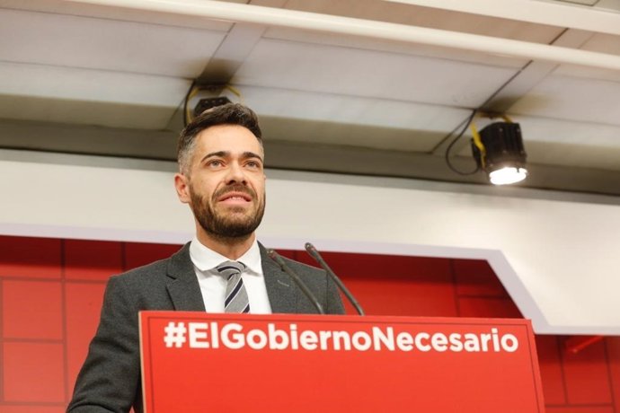 Rueda de prensa del PSOE tras la reunión del Comité Electoral