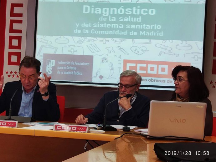 JAIME CEDRÚN PRESENTA UN INFORME SOBRE LOS HOSPITALES MADRILEÑOS