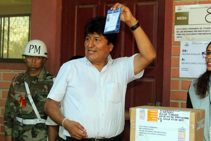 El presidente de Bolivia, Evo Morales