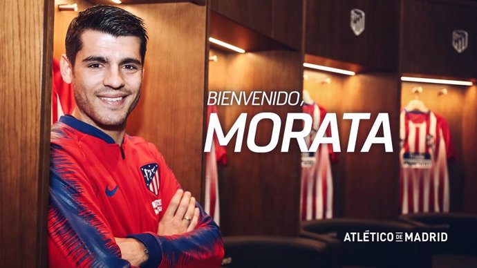 Morata arriba a l'Atltic de Madrid
