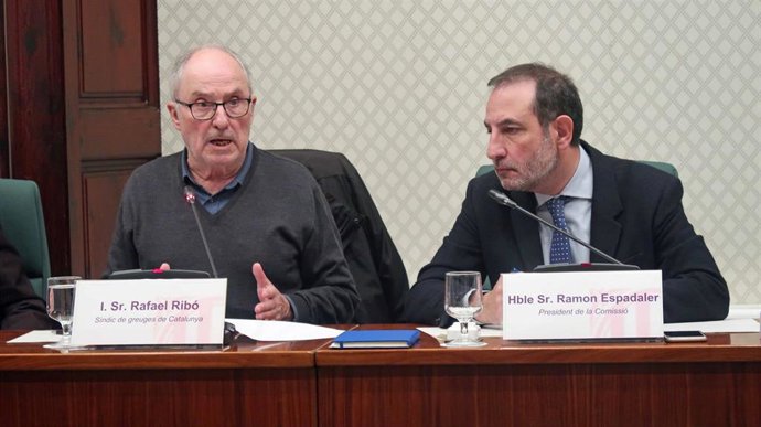 El síndic de Greuges, Rafael Ribó.