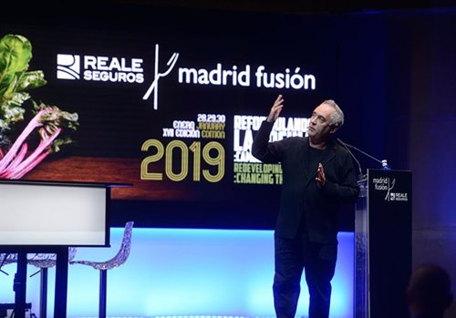 El chef Ferràn Adrià en Madrid Fusión 2019
