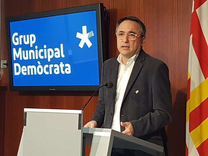 El portaveu del PDeCAT a l'Ajuntament de Barcelona, Jaume Ciurana