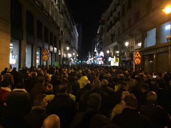 MANIFESTACIÓN TAXISTAS