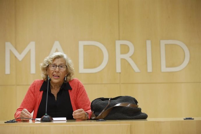 La alcaldesa de Madrid ofrece rueda de prensa sobre su candidatura a las eleccio