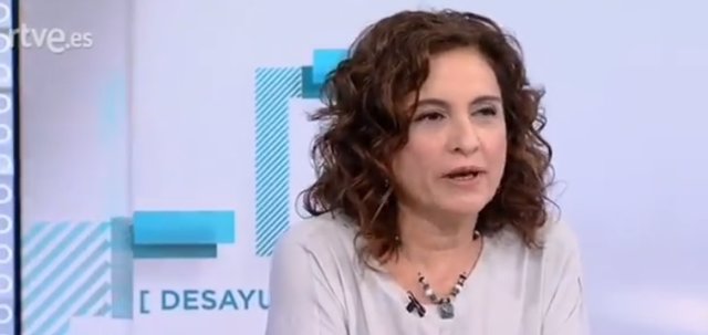 Entrevista en TVE a la ministra de Hacienda, María Jesús Montero