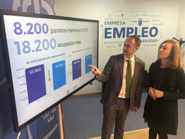 Imagen de la rueda de prensa de valoración de los datos de la Encuesta de Poblac