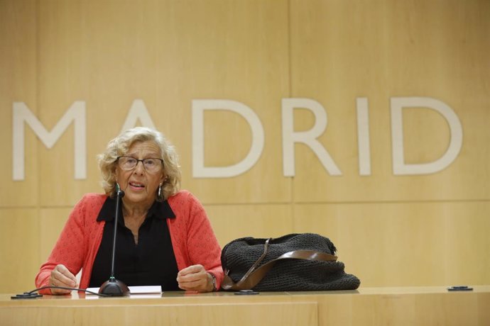 L'alcaldessa de Madrid ofereix una roda de premsa sobre la seva candidatura
