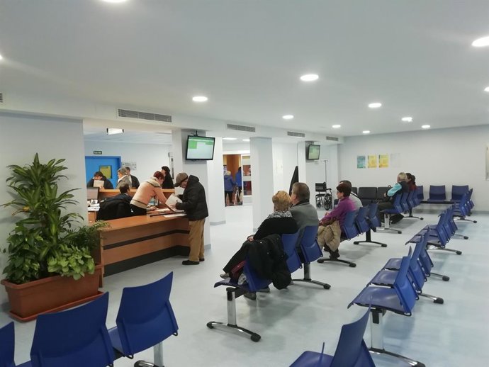 Sala de espera en el Hospital Virgen de las Nieves