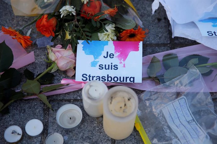 Homenaje a las víctimas del atentado de Estrasburgo