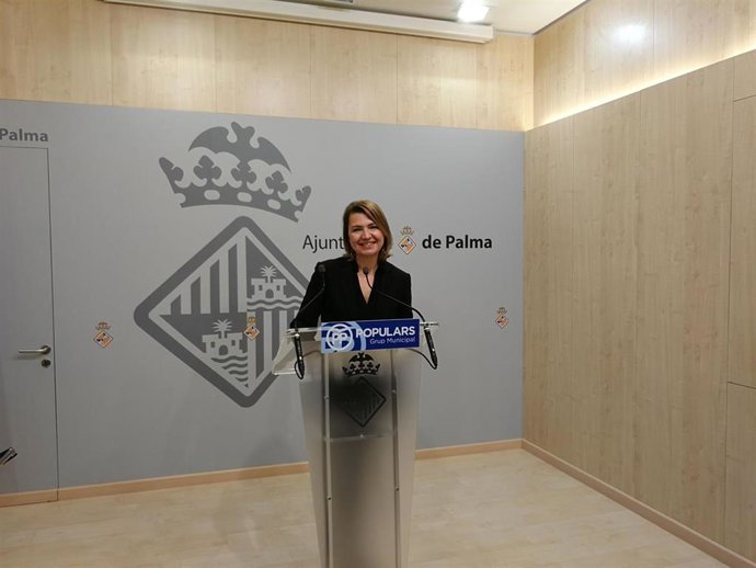 La portavoz del PP en Palma, Marga Durán,