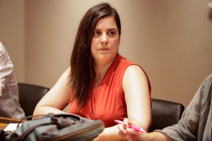 Vanessa Angustia, portavoz adjunta de Unidos Podemos-En Comú Podem-En Marea del 