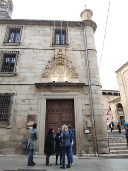 Fachada restaurada de la cárcel vieja de Segovia