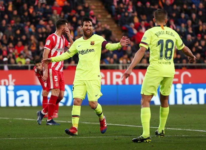 Girona FC Barcelona Leo Messi Jordi Alba