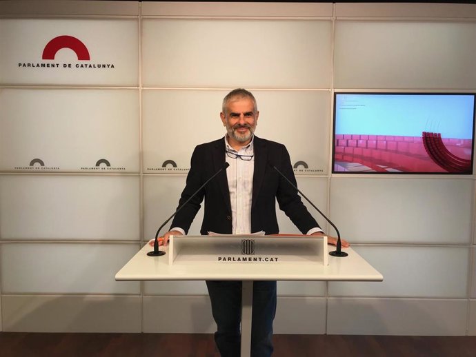 El portavoz de Cs en el Parlament, Carlos Carrizosa