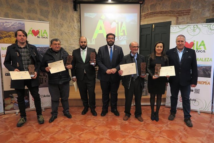 Entrega de los Premios de Turismo que concede la Diputación de Ávila
