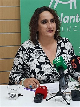 Ángela Aguilera, parlamentaria de Adelante Andalucía por Cádiz