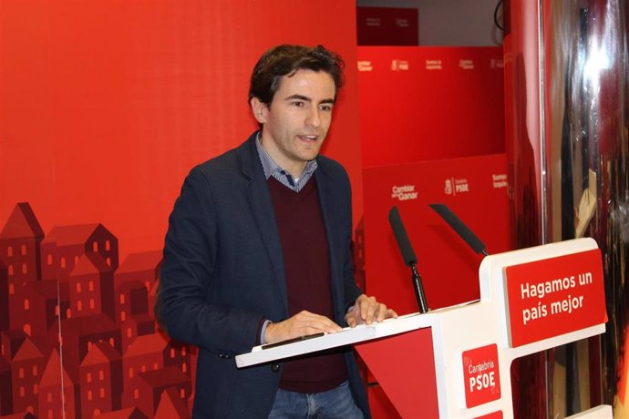 Pedro Casares, secretario general del PSOE de Santander y candidato a la Alcaldí