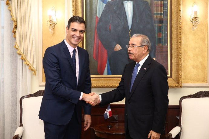 Pedro Sánchez visita la República Dominicana
