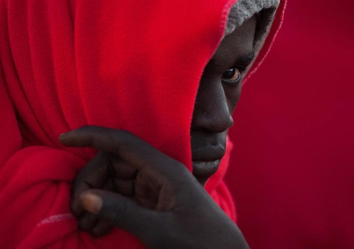 Un migrante rescatado en Málaga