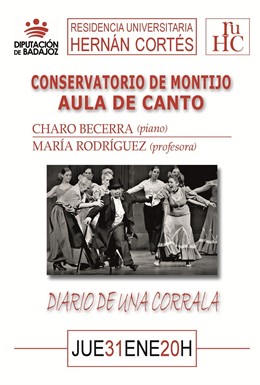 [Grupoextremadura] Convocatoria. Recital Lírico En La R.U. Hernán Cortés