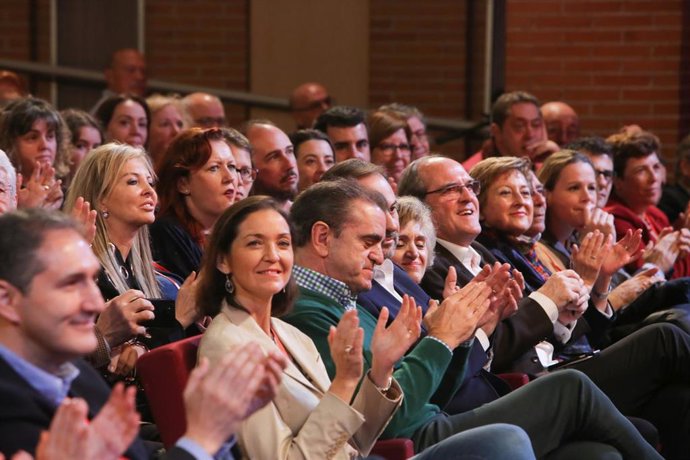 El ministro de Fomento, José Luis Ábalos, interviene en el acto de presentación 
