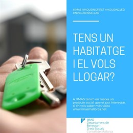 Cartel campaña IMAS para la vivienda