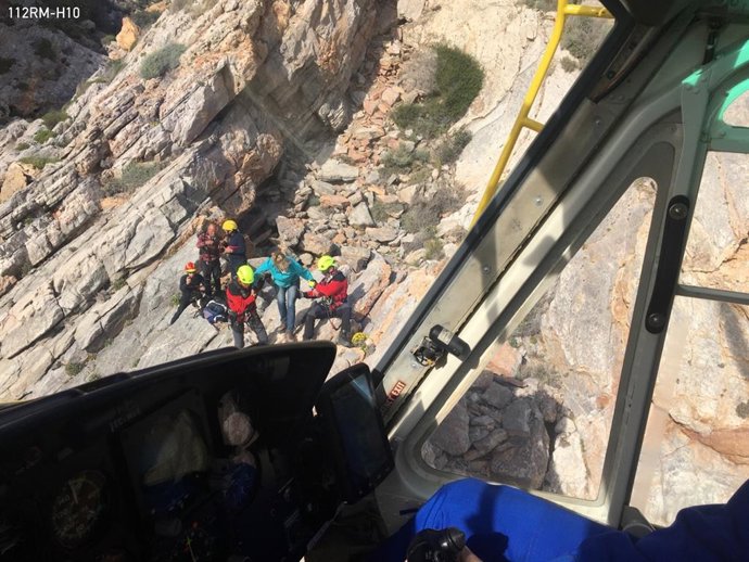 Imagen Rescate senderistas La Muela