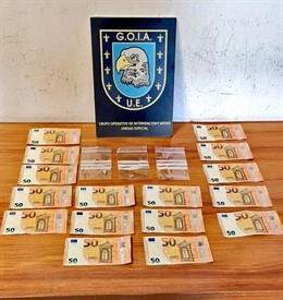 Dinero y droga incautada por Policía Local de Las Palmas de Gran Canaria