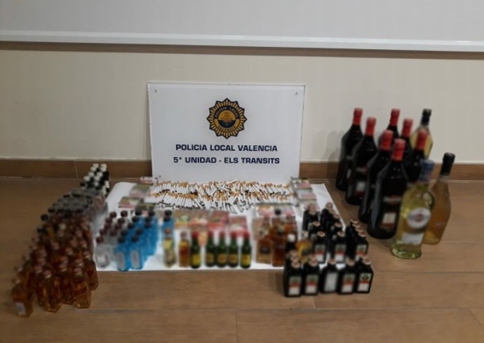 Productos intervenidos en el bazar