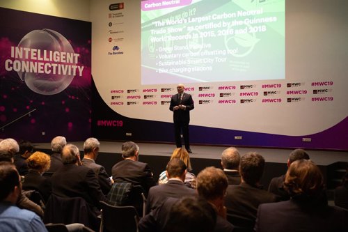 Presentación del Mobile World Congress 2019 en Barcelona