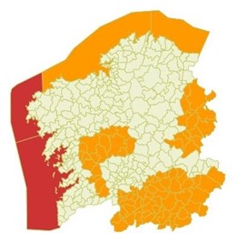 Alerta roja en la costa atlántica para el viernes 1 de febrero