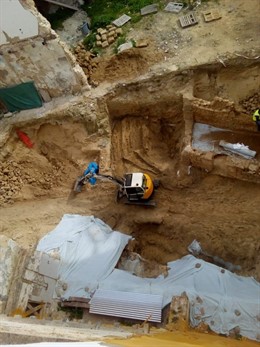 Yacimiento arqueológico en Cádiz capital
