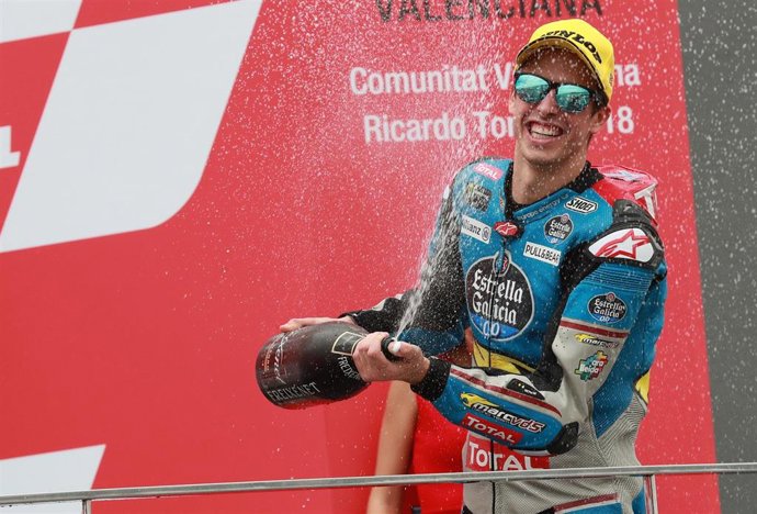 lex Márquez celebra un podio