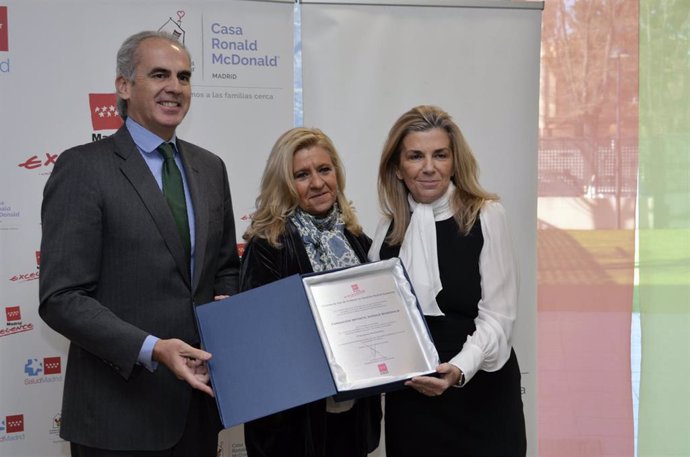 La Comunidad concede el sello Madrid Excelente a la Fundación Infantil Ronald Mc