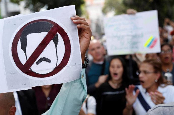 Protesta contra el Gobierno de Nicolás Maduro en Venezuela