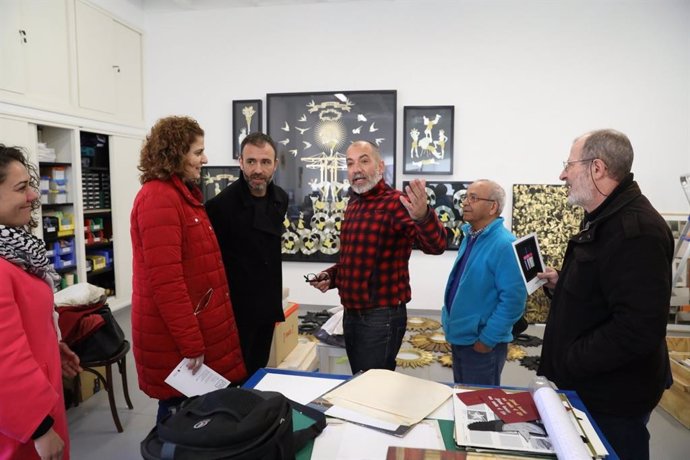 Gómez Morante y Murgui visitan el antiguo polígono ISO de Carabanchel