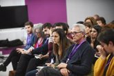Foto: Miembros de Podemos que asisten al Consejo Ciudadano piden unidad y un debate tranquilo para superar la crisis