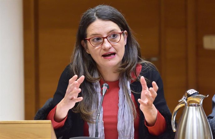 La vicepresidenta Mónica Oltra comparece en la Comisión de Políticas de Igualdad