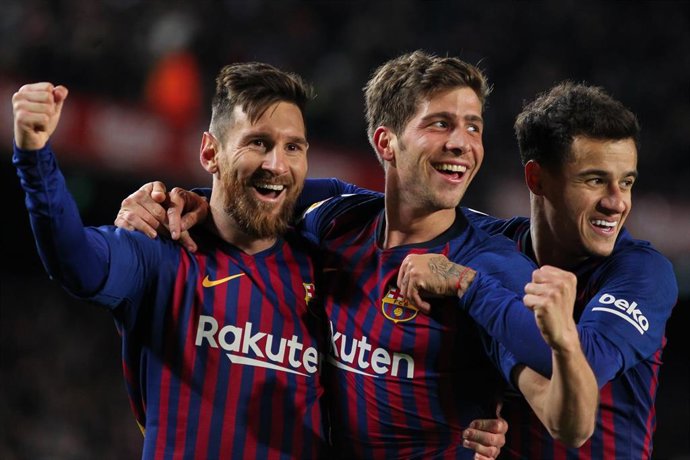 Soccer: Copa del Rey - FC Barcelona v Sevilla