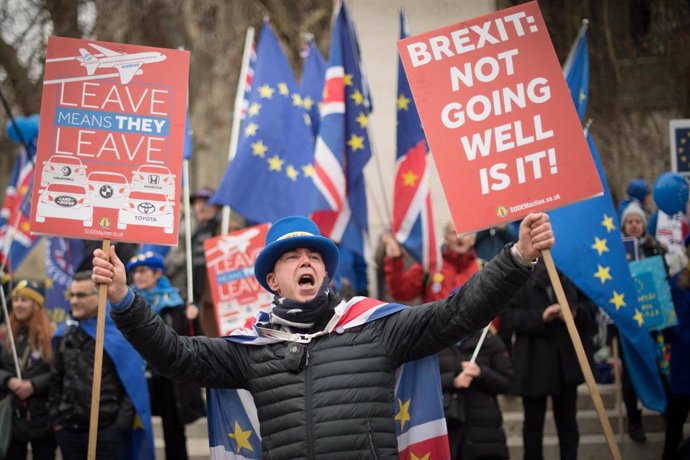 Protestas contra el Brexit en Londres