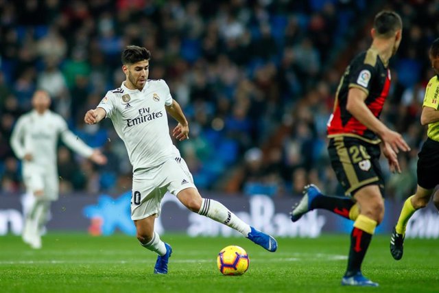 Marco Asensio en el Real Mdarid-Rayo Vallecano