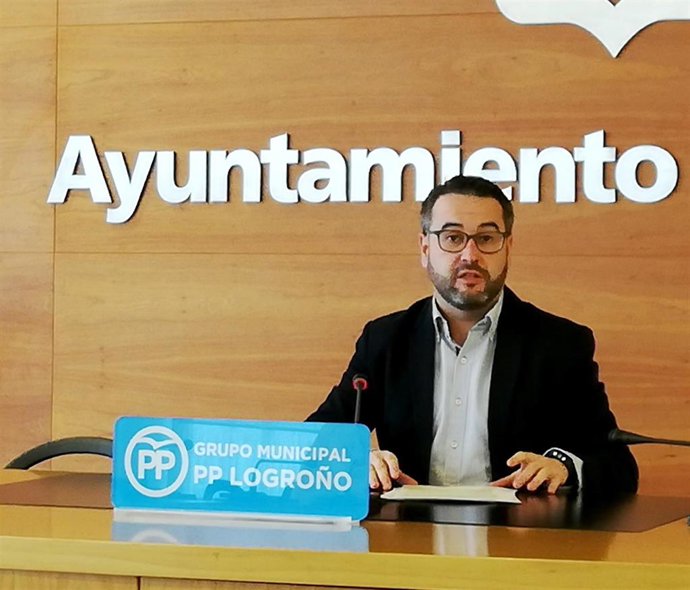 Javier Merino, en la rueda de prensa