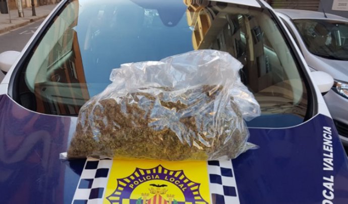 Droga intervenida en Torrefiel