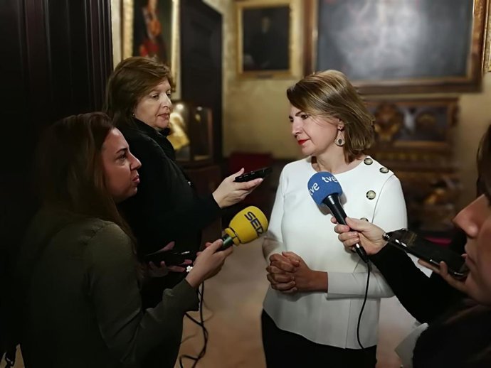 La portavoz del PP en Cort, Marga Durán