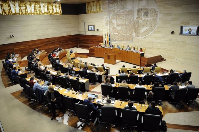 Pleno 31 de enero en la Asamblea de Extremadura
