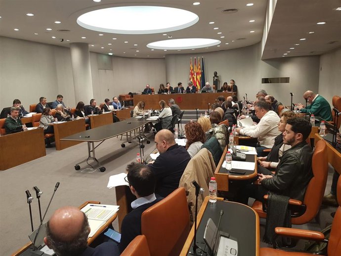Pleno de la Diputación de Barcelona de enero