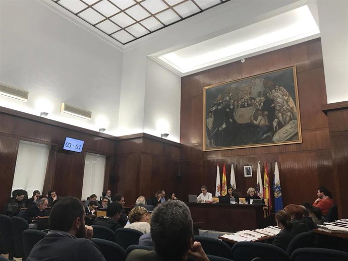 Pleno del Ayuntamiento de Santander del mes de enero de 2019